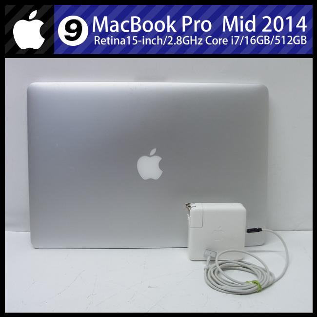 MacBook Pro ☆MacBook (Retina, 15-inch, Mid 2014)・Core i7 2.8GHz