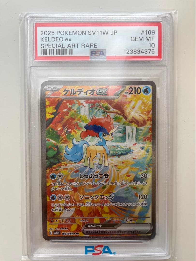 【PSA10】ゲルディオex 【安心鑑定可能】 PSA10鑑定済〕ケルディオEX【SR】{061/059}