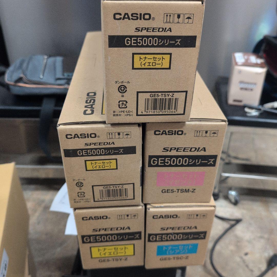 CASIO GE5000シリーズ トナーカートリッジセット 楽天市場】GE5-TSY-Z CASIO カシオ○6305トナーセット イエロー(GE5000